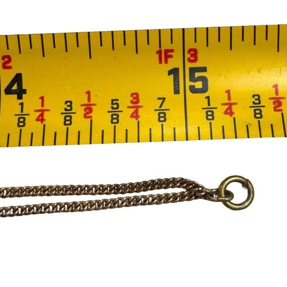 Vintage Japanese Damascene Necklace Graduated Scenic Panels Floral Pagoda 15.5" - Picture 4 of 10